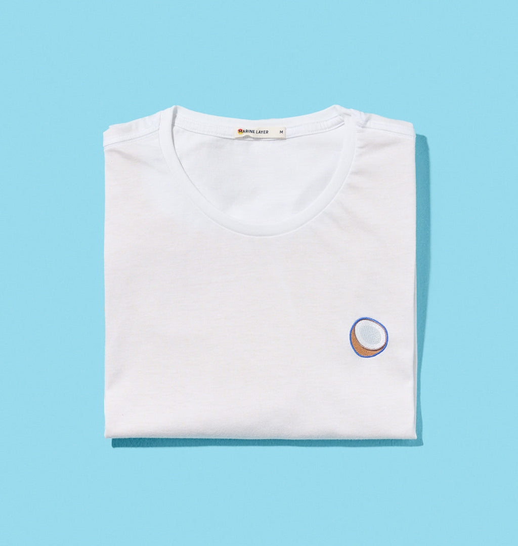 Coconut Crewneck Tee